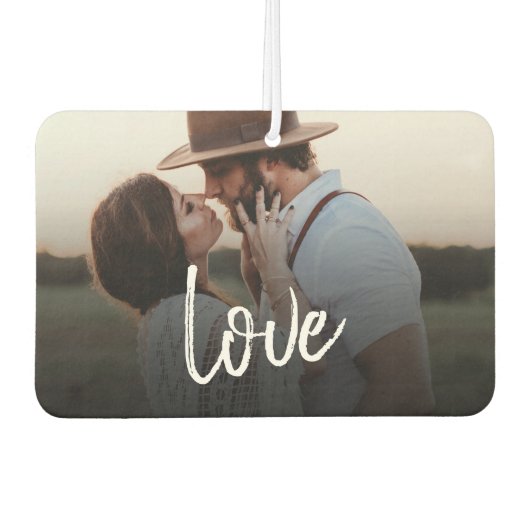 独自のフォトエアコンを追加 カーエアーフレッシュナー (正面)