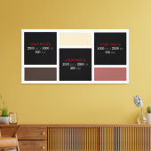 独自のフォトカスタムコラージュを作成001 キャンバスプリント (インサイチュ (リビング))