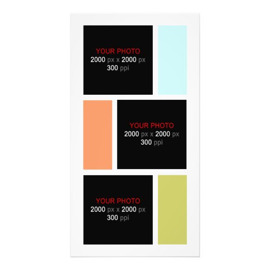 独自のフォトカスタムコラージュを作成002 フォトプリント (正面)