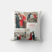 独自のフォトカスタムコラージュを追加4 クッション (正面)