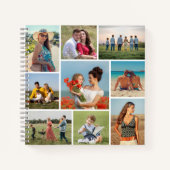 独自のフォトカスタムコラージュレシピの作成 ノートブック (正面)