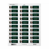 独自のフォトカスタム差出人住所の作成 ラベル (フルシート)