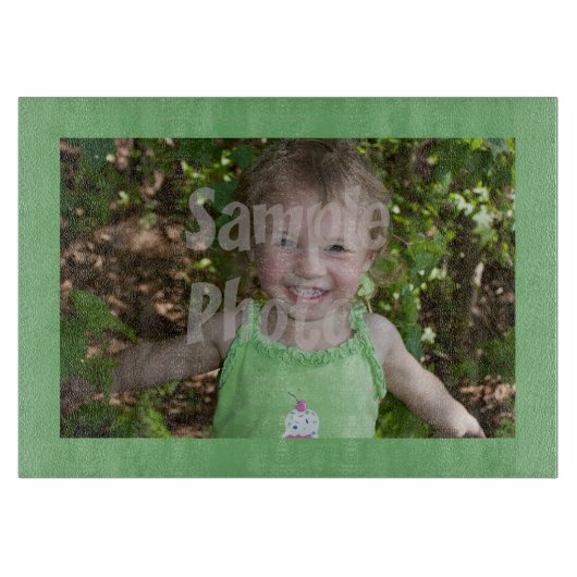 独自のフォトカッティングボードの追加 カッティングボード (正面)