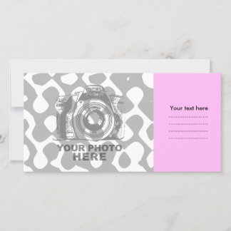 独自のフォトカードピンクを作成