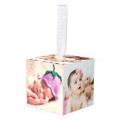 独自のフォトキューブカスタムオーナメントの作成 キューブオーナメント (正面アングル)