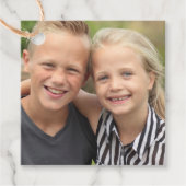 独自のフォトギフトラベルの作成 フェイバータグ (正面)