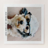 独自のフォトギャラリ独身のーを白に縁ど作成 ジグソーパズル (横)