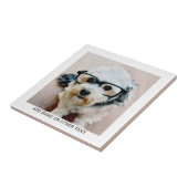 独自のフォトギャラリ独身のーを白に縁ど作成 タイル (側面)