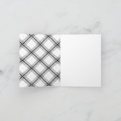 独自のフォトギャラリ独身のーを白に縁ど作成 ノートカード (内部)