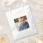 独自のフォトギャラリ独身のーを白に縁ど作成 フェイバーバッグ (クリップ留めされた状態)