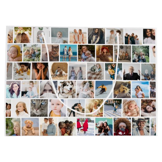 独自のフォトグカスタムリッドの作成 ラージペーパーバッグ (裏面)