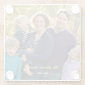 独自のフォトグラスコカスタムースターを作成する ガラスコースター (裏面)