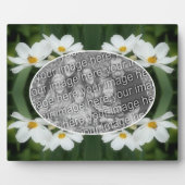 独自のフォトコスモスの花と蜂を作成 フォトプラーク (正面)