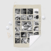 独自のフォトコラージファミリーゴルフタオルを作成 ゴルフタオル (インサイチュ)