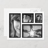 独自のフォトコラージポストカードの作成 ポストカード (正面/裏面)