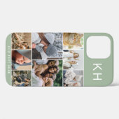 独自のフォトコラージュと文字の色をカスタム作成 Case-Mate iPhoneケース (裏面 (横))
