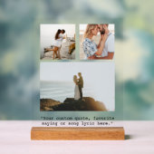 独自のフォトコラージュの作成引用文 アクリルサイン (ニュートラル)