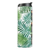 独自のフォトコラージュの熱帯葉の作成 タンブラー (回転左)