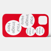 独自のフォトコラージュの電話ケースの赤を作成する Case-Mate iPhoneケース (裏面 (横))
