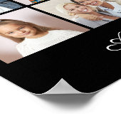 独自のフォトコラージュを作成する挨拶を追加する ポスター (角)