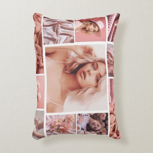 独自のフォトコラージュを作成する アクセントクッション (正面(垂直))