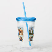 独自のフォトコラージュを作成する アクリルタンブラー (左)