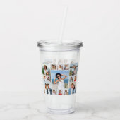 独自のフォトコラージュを作成する アクリルタンブラー (裏面)