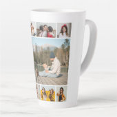 独自のフォトコラージュを作成する カフェラテマグ (右アングル)