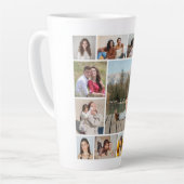 独自のフォトコラージュを作成する カフェラテマグ (左アングル)