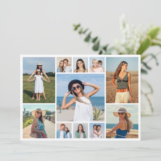 独自のフォトコラージュを作成する カード (スタンド正面)