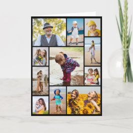独自のフォトコラージュを作成する カード