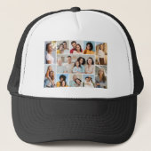 独自のフォトコラージュを作成する キャップ (正面)