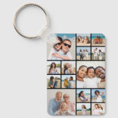 独自のフォトコラージュを作成する キーホルダー (正面)