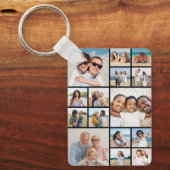 独自のフォトコラージュを作成する キーホルダー (正面)