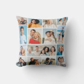 独自のフォトコラージュを作成する クッション (正面)