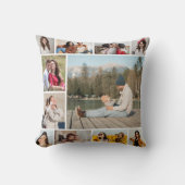 独自のフォトコラージュを作成する クッション (正面)