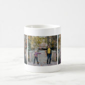 独自のフォトコラージュを作成する コーヒーマグカップ (中央)