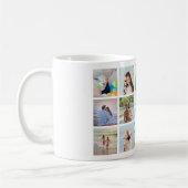 独自のフォトコラージュを作成する コーヒーマグカップ (左)