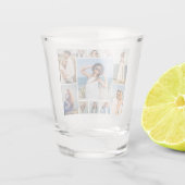 独自のフォトコラージュを作成する ショットグラス (裏面)