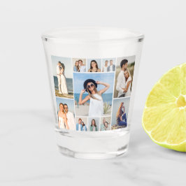 独自のフォトコラージュを作成する ショットグラス