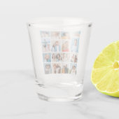 独自のフォトコラージュを作成する ショットグラス (裏面)