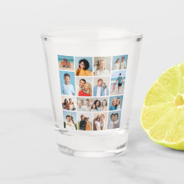 独自のフォトコラージュを作成する ショットグラス