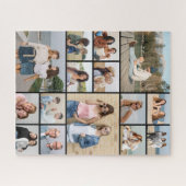 独自のフォトコラージュを作成する ジグソーパズル (横)