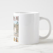 独自のフォトコラージュを作成する ジャンボコーヒーマグカップ (右)