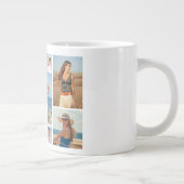 独自のフォトコラージュを作成する ジャンボコーヒーマグカップ (右)