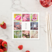 独自のフォトコラージュを作成する スタンダードカクテルナプキン (インサイチュ)