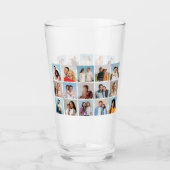独自のフォトコラージュを作成する タンブラーグラス (正面)