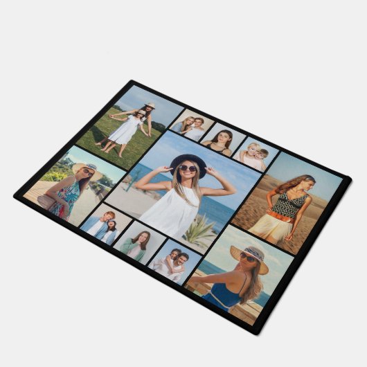 独自のフォトコラージュを作成する ドアマット (アングル)