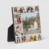 独自のフォトコラージュを作成する フォトプラーク (正面)