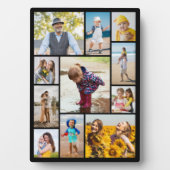 独自のフォトコラージュを作成する フォトプラーク (正面)